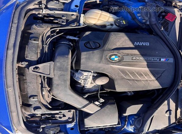 WBA1J9C53GV371709 2016 BMW M2 Blue Vista interior delantera