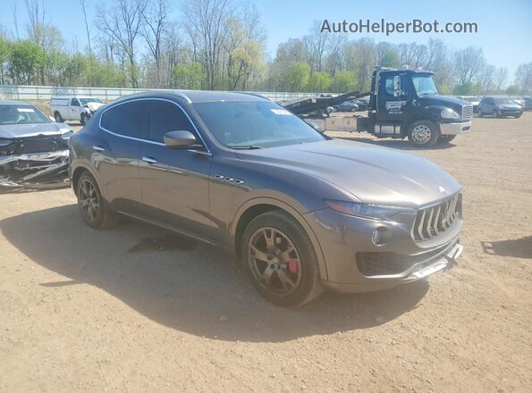 ZN661XUS9HX243254 2017 MASERATI LEVANTE Gray Front view