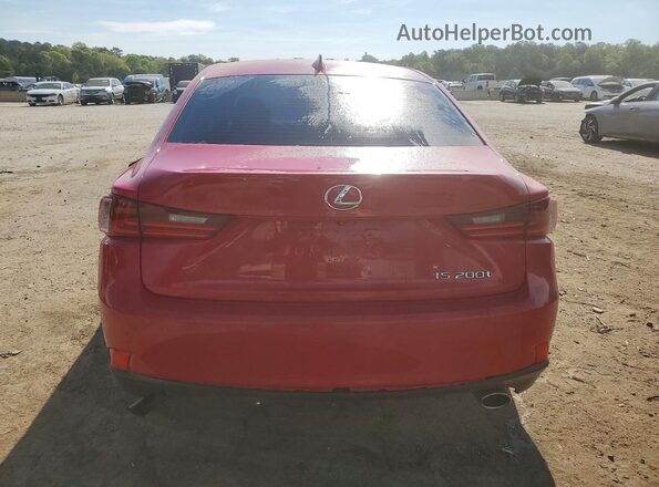 JTHBA1D23G5006183 2016 LEXUS IS Красный Вид салона спереди