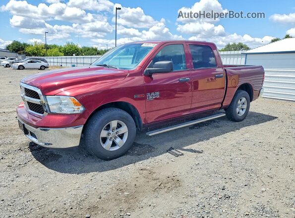 1C6RR6KMXKS750942 2019 RAM 1500 Бордовый Задняя левая четверть
