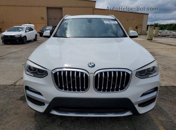 5UXTR9C50JLC79921 2018 BMW X3 Белый Вид сзади