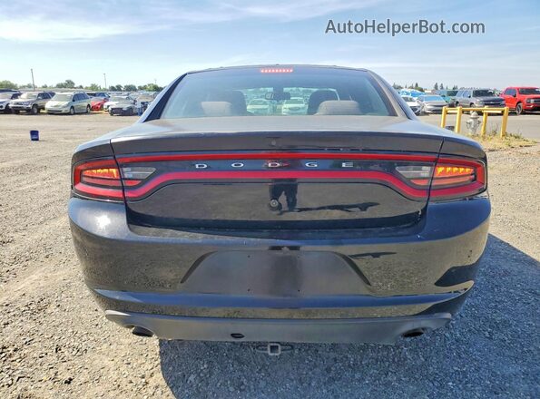 2C3CDXAG6HH649125 2017 DODGE CHARGER Черный Вид салона спереди