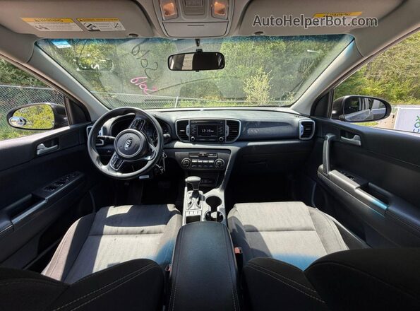 KNDPMCAC5H7258370 2017 KIA SPORTAGE Black Widok tylnych siedzeń