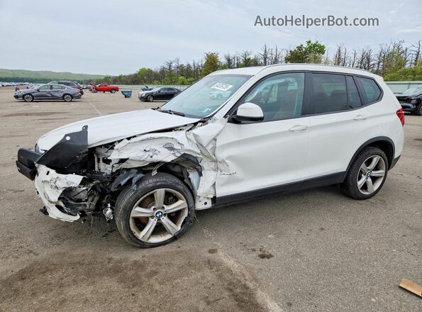 5UXWX9C33H0T25008 2017 BMW X3 Белый Задняя левая четверть