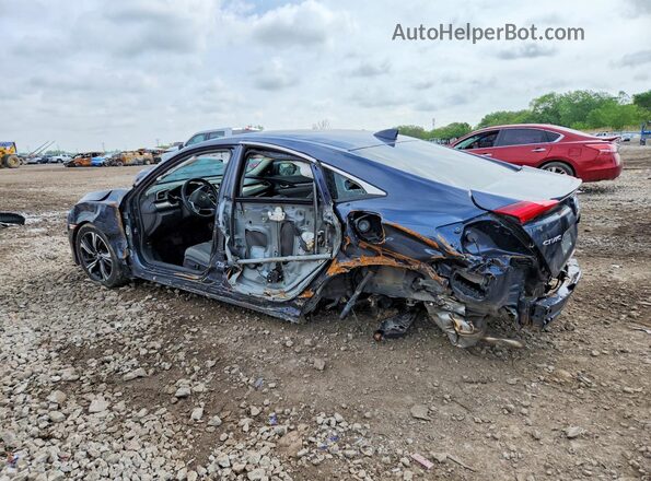 JHMFC1F99JX011972 2018 HONDA CIVIC Синий Задняя правая четверть