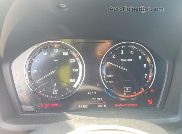 WBXHT3C35J5L30404 2018 BMW X1 Black Widok tylnych siedzeń