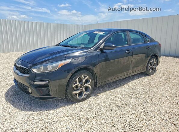 3KPF24ADXKE122727 2019 KIA FORTE Черный Задняя левая четверть