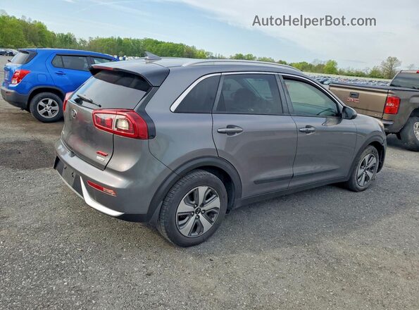 KNDCB3LC5H5104688 2017 KIA NIRO Серый Передняя правая четверть