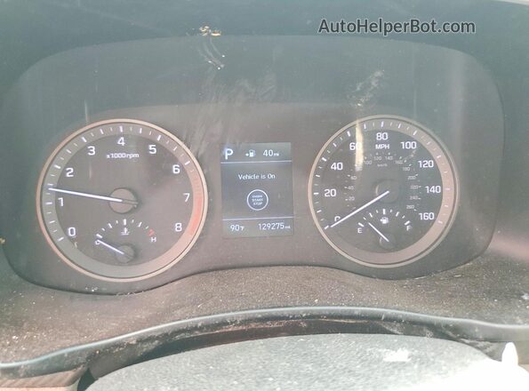 KM8J33AL5KU062443 2019 HYUNDAI TUCSON White Вид задніх сидінь