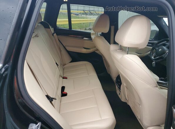 5UXTR7C50KLE94916 2019 BMW X3 Черный Вид задней части салона