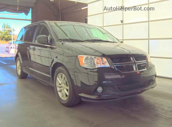 2C4RDGCG6KR743445 2019 DODGE GRAND Черный Задняя левая четверть