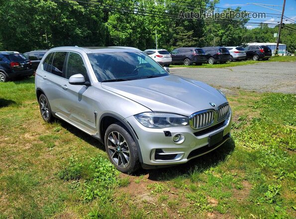 5UXKR0C56G0P23396 2016 BMW X5 Серебряный Передняя левая четверть