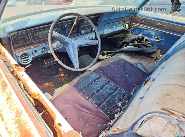 166478J197386 1968 CHEVROLET 2 White Dashboard view