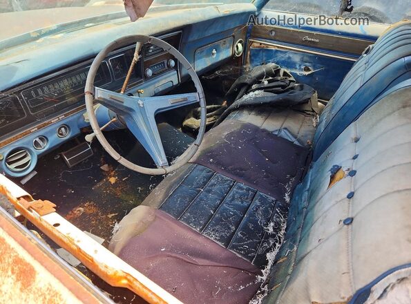166478J197386 1968 CHEVROLET 2 White Front interior view