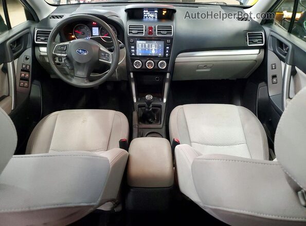 JF2SJADC8GG427820 2016 SUBARU FORESTER Blue Widok zestawu wskaźników