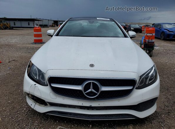 WDD1J6FB1JF020002 2018 MERCEDES-BENZ E-CLASS White Vista trasera