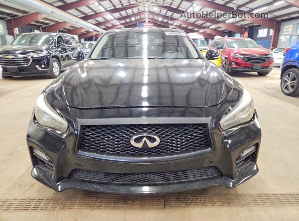 JN1EV7AR9HM841383 2017 INFINITI Q50 Черный Вид сзади