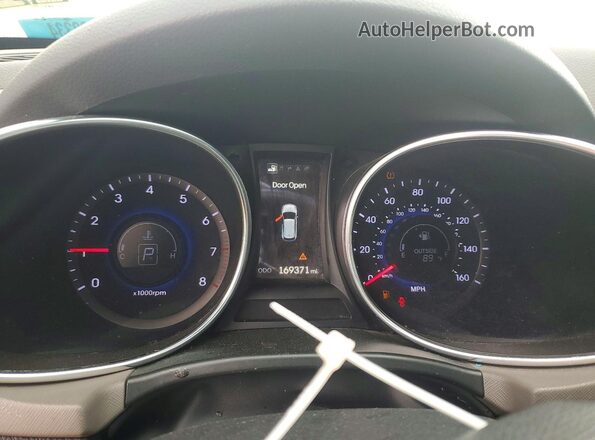 KM8SR4HF5GU156869 2016 HYUNDAI SANTA Серебряный Вид задних сидений