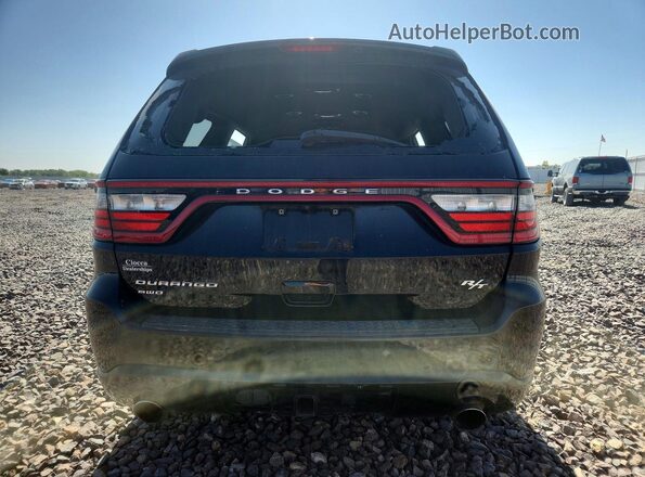 1C4SDJCT2HC775340 2017 DODGE DURANGO Black წინა სალონის ხედი