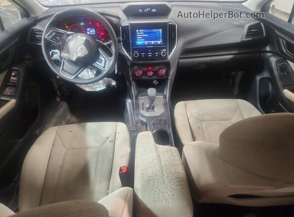 4S3GTAA65K3759548 2019 SUBARU IMPREZA Белый Вид щитка приборов