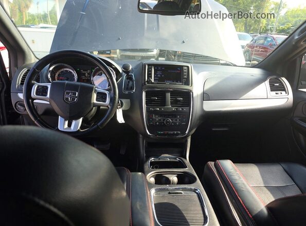2C4RDGEGXKR760102 2019 DODGE GRAND Серый Вид задних сидений