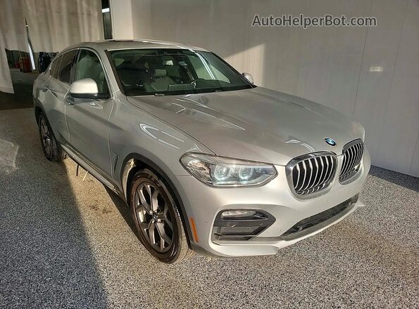 5UX2V1C06M9E06590 2021 BMW X4 Серый Передняя левая четверть