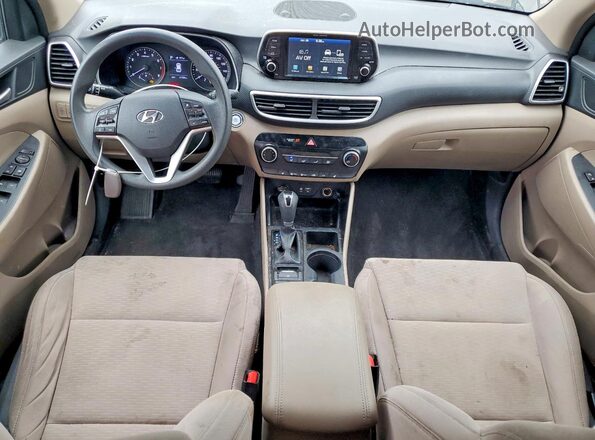 KM8J33A47KU977917 2019 HYUNDAI TUCSON Коричневый Вид щитка приборов