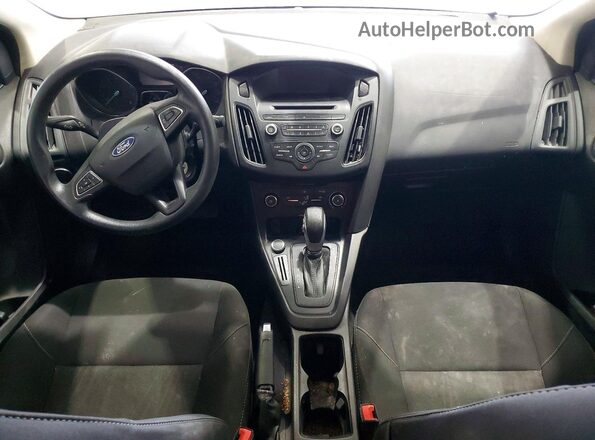 1FADP3E22HL222595 2017 FORD FOCUS Черный Вид панели приборов