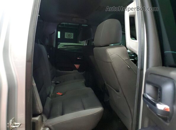 1GCVKREC8HZ123589 2017 CHEVROLET SILVERADO Серебряный Вид задних сидений