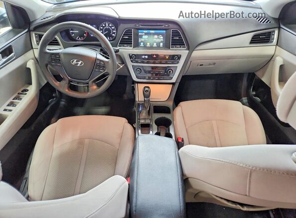 5NPE24AF5GH364597 2016 HYUNDAI SONATA Белый Вид щитка приборов