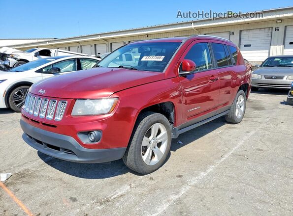 1C4NJDEB1GD631010 2016 JEEP COMPASS Темно-бордовый Задняя левая четверть