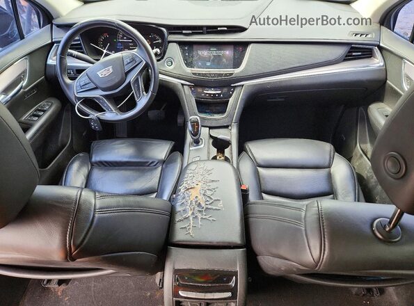 1GYKNCRS6HZ184863 2017 CADILLAC XT5 Серый Вид щитка приборов