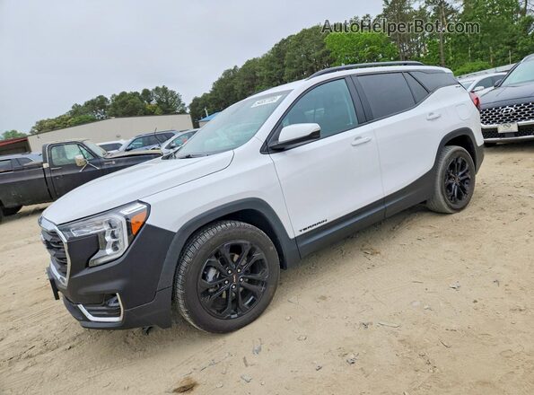 3GKALTEV7NL215293 2022 GMC TERRAIN Белый Задняя левая четверть