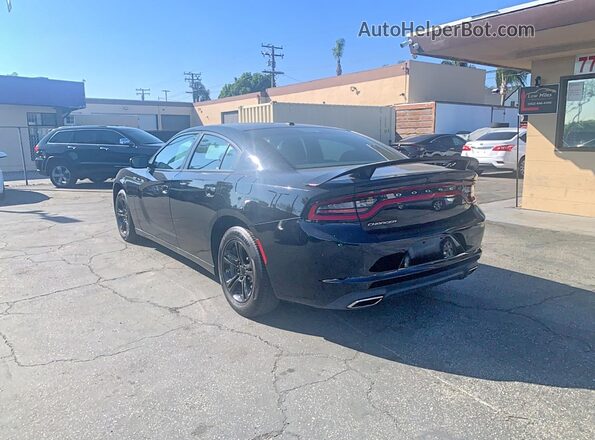 2C3CDXBGXNH212593 2022 DODGE CHARGER Black Przód prawy