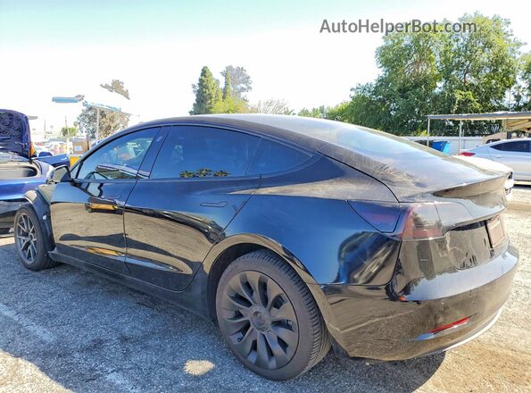5YJ3E1EA9KF396049 2019 TESLA MODEL Black უკანა მარჯვენა