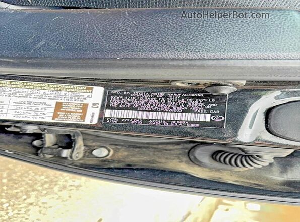 58ADA1C12PU028205 2023 LEXUS ES Черный Вид задней части салона