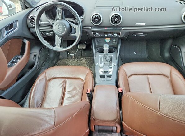 WAUTPBFF8JA062268 2018 AUDI A3 White Вид щитка приладів
