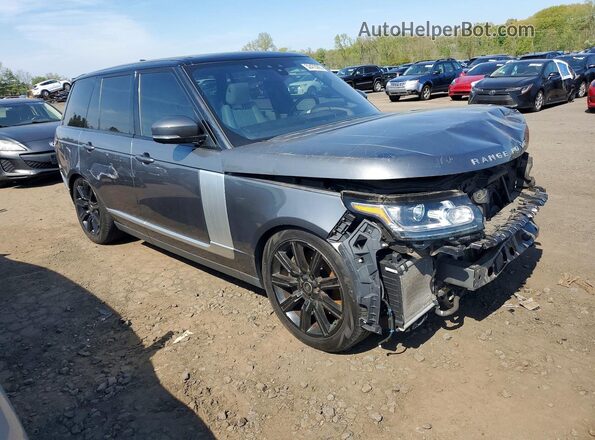 SALGS2FE6HA328061 2017 LAND ROVER RANGE Серый Вид спереди