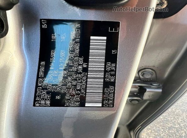 JTJHY7AX3H4246722 2017 LEXUS LX Silver Вид задньої частини салону