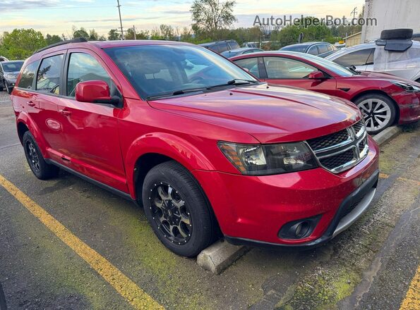 3C4PDCBG5JT508631 2018 DODGE JOURNEY Красный Передняя левая четверть