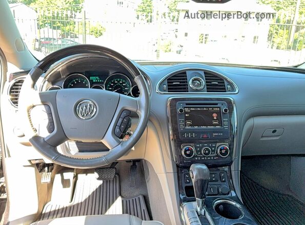 5GAKRBKD9HJ289882 2017 BUICK ENCLAVE Gray Widok tylnych siedzeń
