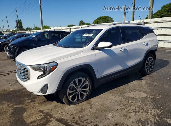 3GKALPEV0KL290114 2019 GMC TERRAIN Белый Передняя левая четверть
