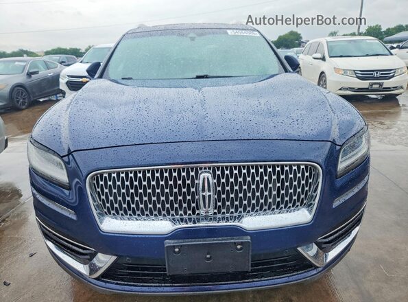2LMPJ6L9XKBL12644 2019 LINCOLN NAUTILUS Синий Вид сзади