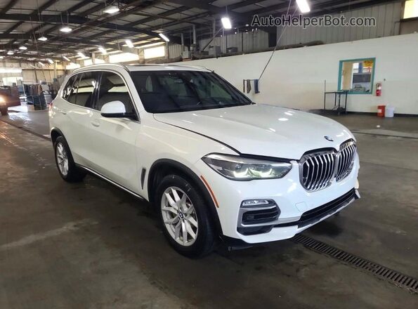 5UXCR6C08L9B81724 2020 BMW X5 Белый Задняя левая четверть