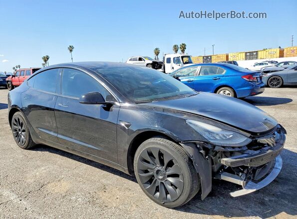 5YJ3E1EA9KF396049 2019 TESLA MODEL Black წინა ხედი