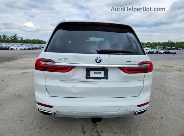 5UXCW2C57KL089743 2019 BMW X7 White Widok wnętrza z przodu