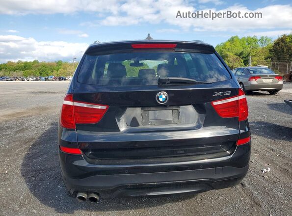 5UXWX9C51G0D67406 2016 BMW X3 Черный Вид салона спереди