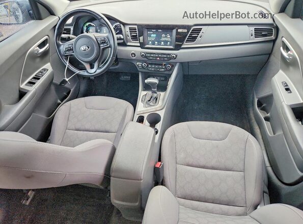 KNDCB3LC9J5109057 2018 KIA NIRO Gray Widok zestawu wskaźników