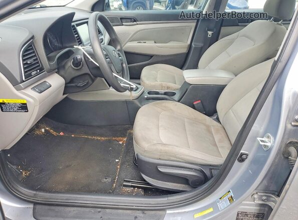 5NPD84LF7HH107269 2017 HYUNDAI ELANTRA Серый Вид панели приборов