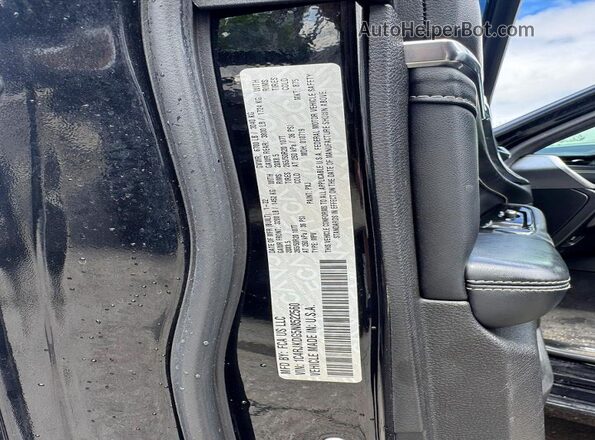 1C4RJKDG5N8522560 2022 JEEP GRAND Черный Вид задней части салона